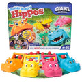 Spin Master Games, Hungry Hungry Hippos Giant Edition, Family Game for Indoor & Outdoor Play with Oversized Board, Preschool Activity, Screenless Activity for Kids, 2-4 Players, Ages 4 & Up - style: Hungry Hungry Hippos