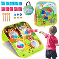 Animal Bean Bag Toss Game Kids Outdoor Toys, Family Party Games for Kids, Double-Sided Foldable Cornhole Board, Outside Lawn Party Toy, Birthday Gift for Boys Girls Toddler Age 3 4 5 6 7 8