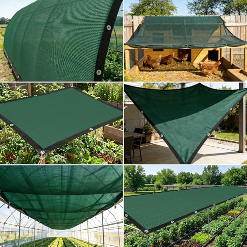 80% Shade Cloth - Sun Shade Cloth Mesh Tarp with Grommets for Plant Cover 4X10FT Patio Canopy Garden Pergola Greenhouse Car Barn Kennel - size: 4x10FT
