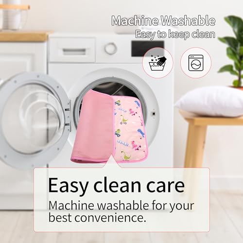 NACOCO Summer Pet Cooling Mat - Cat Dog Cushion Pad Sleeping Cool Dinosaurs Comfortable Soft for Pets Kids and Adults (Pink Dinosaur, S) - color: Pink Dinosaur, size: S: 15.5'' x 19.5''
