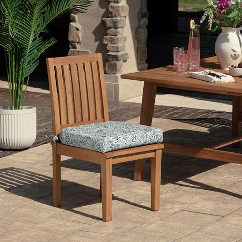 Arden Foam Outdoor Round Back Seat Cushion Kit, 20 x 19, Made with ProFoam, Rain-Proof, Fade Resistant, Pistachio Botanical - color: Pistachio Botanical, style: 20 x 19 Foam Rounded Back Seat Cushion