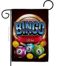 Bingo Win Garden Flag Interests Game Bunco Night Dice Poker Hobbies Leisure Activity Small Decorative Gift Yard House Banner Double-Sided Made In USA 13 X 18.5 - size: Garden Flag 13" x 18.5" Only