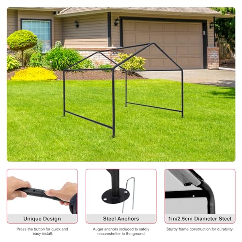 Dog Shade Shelter 2.5'x2.1'x2.1' for Small Dogs, Pet Outdoor Tent with Upgraded Doors, Outside Sun Rain Canopy Pet House for Dogs, Cats, Small Animals and Livestock, Grey - style: Grey-S