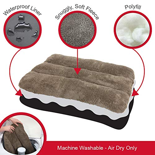 SportPet Designs Waterproof Pet Bed - Fits SportPet Plastic Dog Kennel, 28 inches - color: Large - 28"