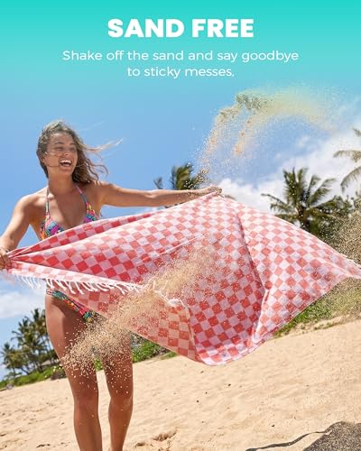 6 Packs Turkish Beach Towel Blanket Set Pool Bath Towels Bulk Multipack Travel Sand Free Quick Dry Extra Large Oversized Cute Big Cotton Soft Lightweight Compact Checkered Proof Cloud Men Women Adult - color: Gz Multicolors Green, size: 72 X 36 Inch