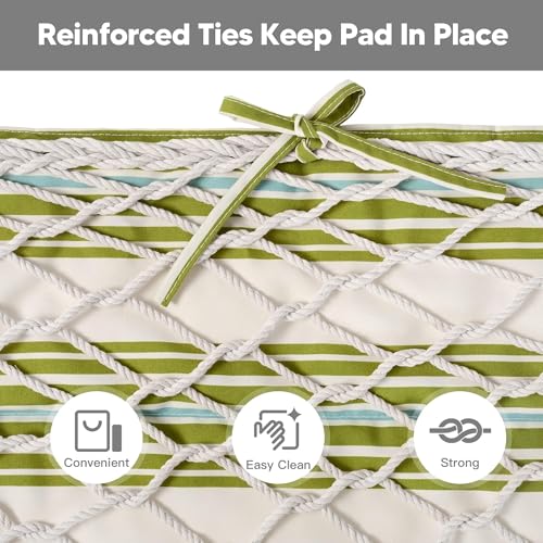 SUNCREAT Outdoor Portable Hammock Pad, 2 Person Polyester Hammock Pad, Green - color: Green