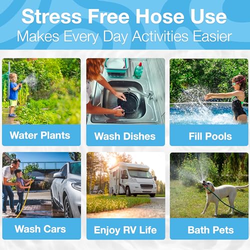 Flexible Garden Hose Extender and Protector, 1-Pack