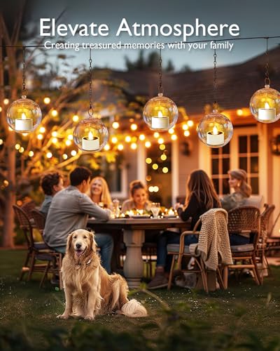 Homemory 12Pcs Solar Tea Lights Outdoor Waterproof, Rechargeable Dusk to Dawn Lighting, Flameless Flickering LED Votive Candles for Fairy Garden Decor, Patio Tables, Christmas Lanterns, Windows - color: 12-Pack, 1.5''x1.58''