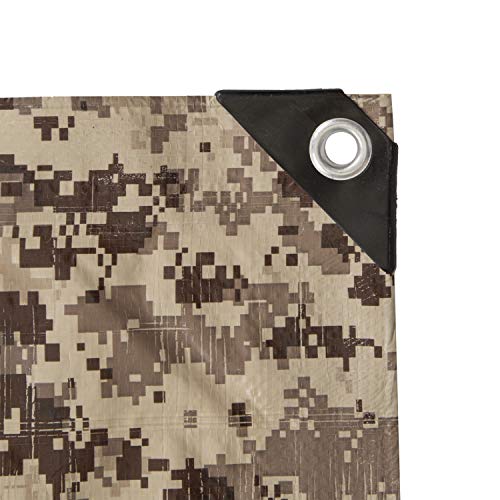 Stansport Camo Medium-Duty Rip-Stop Tarp - size: 12 X 16-Feet