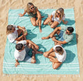 LANE LINEN Beach Towels Oversized - Beach Supplies, Turkish Beach Blanket with Lightweight Sand-Free Feel – 82"x82", Perfect for Poolside Lounging & Park Picnics – Hunter Green - color: 13: Hunter Green, size: Beach Blanket (80" x 80")