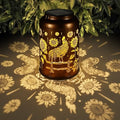 Solar Lanterns Outdoor Waterproof Hummingbird Garden Decor Gifts for Women Mom Grandma Hanging Lights Metal Decoration Outside for Yard, Patio,Backyard,Porch(Rooster) - style: Rooster