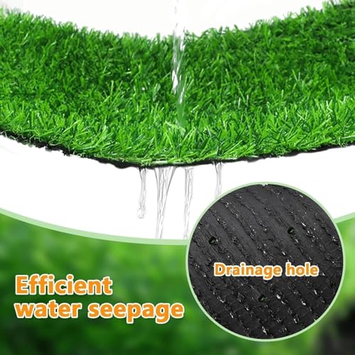 Artificial Grass Rug Turf for Dogs Indoor Outdoor Fake Grass for Dogs Potty Training Area Patio Lawn Decoration (59.1 x 39.3 Inch (Pack of 1)) - size: 59.1 x 39.3 Inch (Pack of 1)