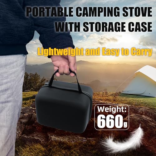 Single Burner Propane Stove, Wind-Guard Camping Stove, Automatic Ignition Propane Burner for Outdoor Cooking - style: Singl Burner