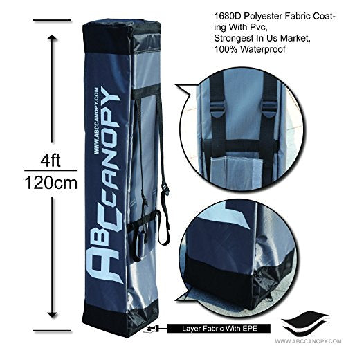 ABCCANOPY Pop Up Canopy - Outdoor Patio Portable Canopy Tent Heavy Duty for Backyard and Deck with 4 Sandbags(Light Gray, 5x5) - color: Light Gray, size: 5x5