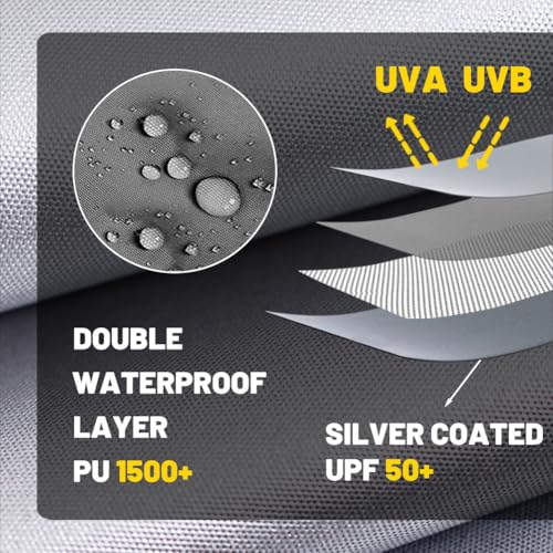 MQoutdoor Ultralight Sidewalls for 10x10 Canopy Tent Silver Coated Side Walls with Tie Rope 1 Piece, Black - color: Black