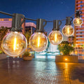 GPATIO Outdoor String Lights, 25FT G40 Bulbs Shatterproof Patio Lights, Waterproof Dimmable Hanging Outdoor Lights, Connectable LED Outside Lights for Backyard Yard Gazebo Porch Party - size: 25FT