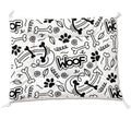 Nttopship Dog Cat Bed Mat Ultra Soft Fluffy Pet Bed Washable Fashion Dog Crate Beds Comfy Comfy Pet Sleeping Pad Suitable for Pet Raised Bed(30"x26",Cut Woof) - color: Cut Woof, size: Medium