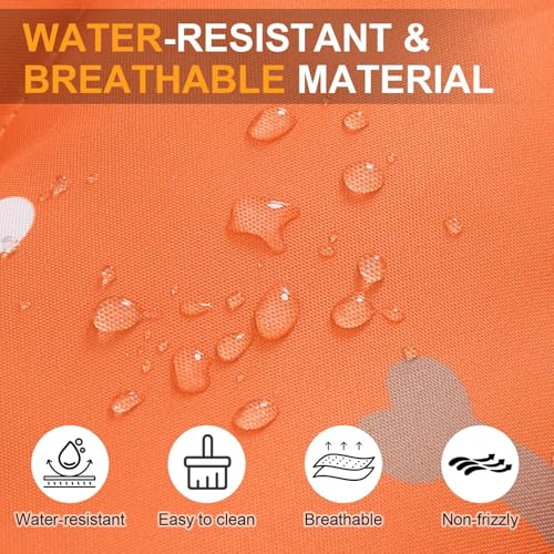 BEAUTYZOO Outdoor Dog Bed Waterproof, Camping Dog Bed Reversible, Portable Travel Bed with Carry Bag- Machine Washable, Durable, Foldable Outdoor Pet Bed Mat for Medium Large Dogs, 26" x 43" Orange - color: Orange, size: 43.0"L x 26.0"W x 2"Th