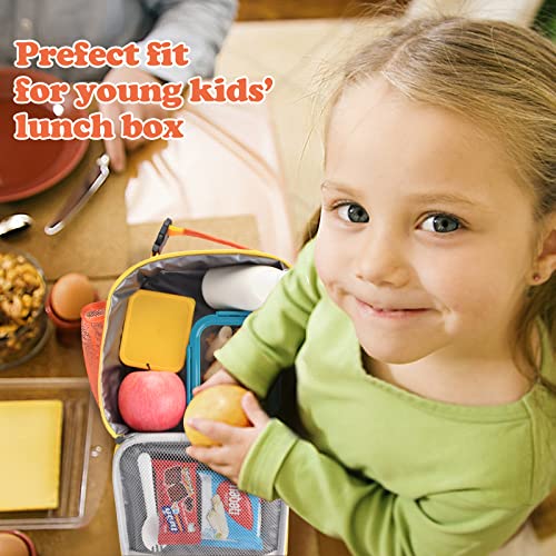 CaCTOUR Lunch Box Kids,Premium Insulated Lunch Bag for Girls Boys,Soft Bag Mini Cooler Back to School Thermal Reusable Lunch Bag for Work School Picnic (Orange) - color: B-Orange