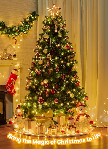 Fairy Lights with Remote, 8 Modes & Timer, 66 Feet 200 Led Christmas Light Twinkle Lights Plug in, Waterproof String Lights for Bedroom Decor Home Girl's Room Garden Party Christmas Decorations - color: Warm White, size: 1Pack - 200 LEDs