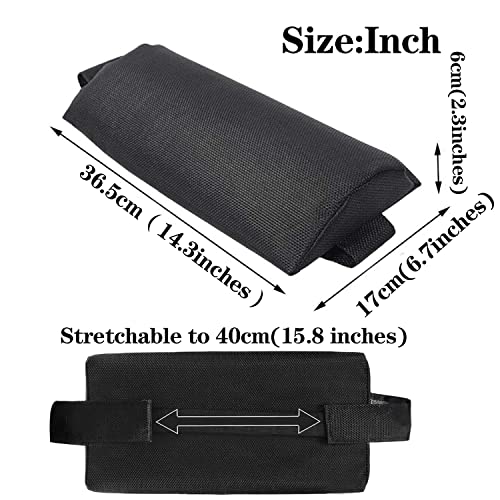 Ostlttyn Zero Gravity Chair Pillow Replacement, Black, 14.3x6.7x2.3 inches, Foam Fill, Modern Style, Head Support, Comfortable & Durable, Breathable Fabric, Removable Cover - color: Black, size: 1 Pack