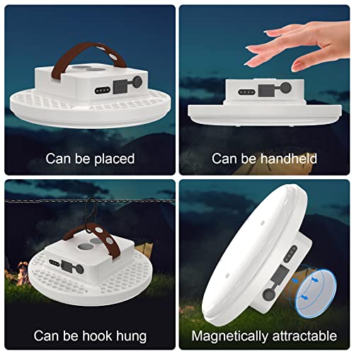 Tent Light Rechargeable Hanging Flashlight Ultra Bright Led Camping Lantern with Waterproof Portable Tent Lamp for Camping Emergency Usage(Infinite Dimming) - size: 60W(Dimming)