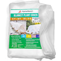 AlpineReach Plant Covers Frost & Sun Protection 10 x 50 ft - Thick 1.2 oz/yd² Freeze Blanket to Low 28 °F Temperatures Floating Row, Garden Fabric Material, Protect in Winter Cold, Gardening Down - size: 10ft x 50ft