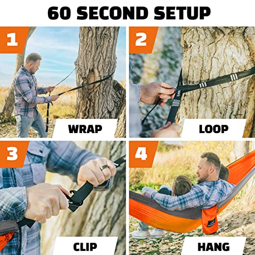 MalloMe Camping Hammock for Adults & Kids - Portable Hammocks for Outside - Hamacas para Adultos Outdoor Single & Double Two 2 Person Hammock - Hamaca/Hamacs/Amacas Heavy Duty Tree Travel Hamock - color: Army / Green, size: Medium