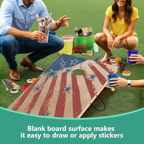 Cornhole Board Set，2 Regulation 4'x2' Cornhole Boards with 8 Cornhole Bags and Carrying Case, Corn Hole Games for Adults Outdoor Bean Bag Toss Game - style: 4' x 2' Nature