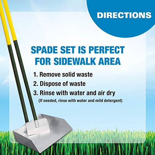 Four Paws Wee-Wee Pooper Scoopers for Dogs l Outdoor Rake l Spade & Pan l Pooper Scooper Set - size: Large, 9.5" x 10" x 38", style: Spade & Pan Set