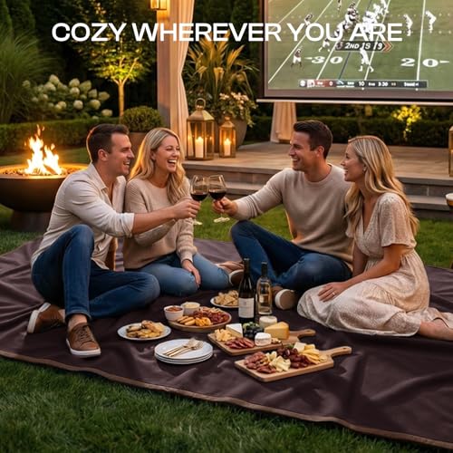 Luciphia 100% Waterproof Blanket for Adults or Large Dogs, Soft Polar Fleece XL Pet Blankets for Bed Couch Protector Washable, Reversible Leakproof Furniture Protection,Brown Cream,Twin 82x90 inch - color: Sahara Topaz, size: Twin (82x90 inch)