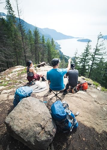 Hillsound BTR Stool for Ultralight Backpacking & Hiking, Lightweight Camping Chairs, Compact Portable Outdoor Seat, Hunting Adventures, Durable Tripod Design, Made in Korea - color: Alpenglow, size: 14"
