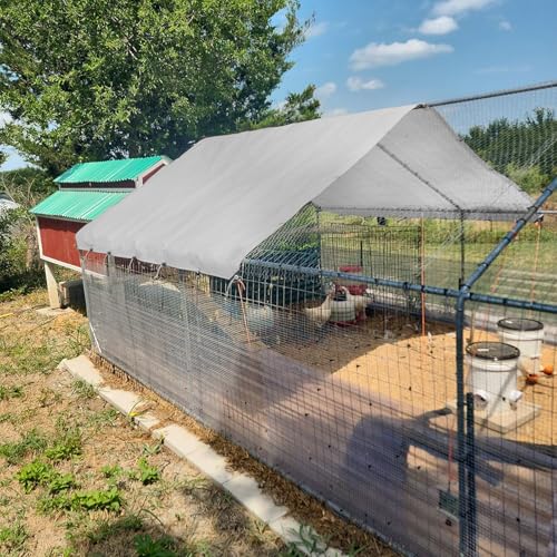 Sliver Tarps Heavy Duty Waterproof, 12 Mil Large Tarps with Grommets and Reinforced Edges, UV Tear Fade Resistant, Heavy Duty Tarps for Outdoors Patio Camping, 7 * 7FT - color: Silver-12 Mil, size: 7*7FT