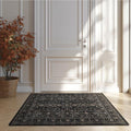 Ruaruarug Area Rug Non Slip Machine Washable Ultra Soft Living Room/Bedroom/Kitchen/Outdoor/Classroom Black Grey, 2'×3' - color: Dark Grey, size: 2' x 3' (Rectangular)