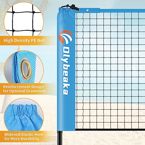 All-in-one Portable Badminton & Pickleball Net Set for Backyard Beach Driveway with Height Adjustable Poles, Durable Net, 2 Aluminum Badminton Rackets + 2 Pickleball Paddles - size: 10 ft