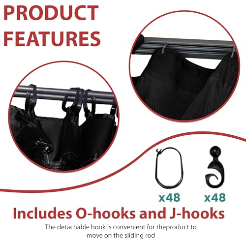 CoastShade Universal Replacement Canopy Mosquito Netting Screen Sidewalls Only for 10' x 10' Gazebo Canopy,Black - color: Black, size: Meshwall-10 x 10 ft