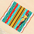 Beach Blanket Waterproof Sandproof 1-7 Adult Oversized 78 '' × 81 '' Lightweight Durable Compact Sand Free Extra Large Beach Mat for Travel Camping Hiking Picnic Blanket - color: Boho, size: 78“x81”