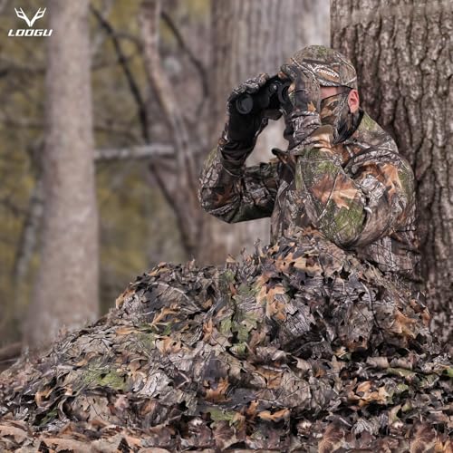 LOOGU Camo Netting, Camouflage Net Blinds Great for Sunshade Camping Shooting Hunting - color: Loogu Super Tree 2.0 - W, size: 2.44x3M=8x10ft