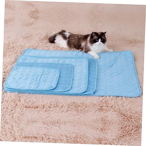 BESPORTBLE House 62x50cm Pet Cool Mat Summer Cooling Beds Soft Material Breathable Heat Dissipation Pad for Dogs Cats - size: 62*50*0.3cm