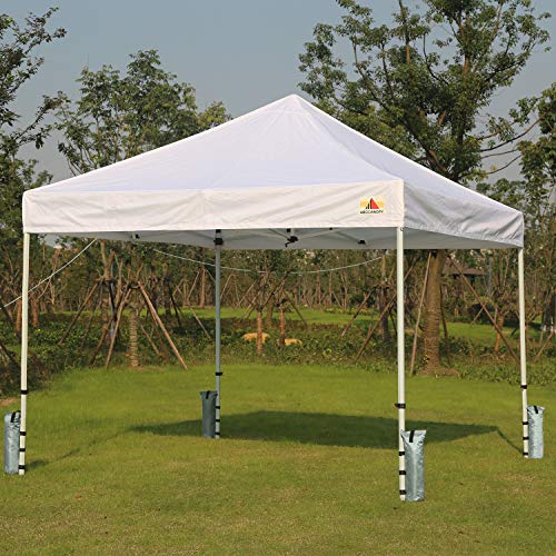 ABCCANOPY Canopy Weights Set of 4-100LBS Sand Bags for Pop up Tent, Weight Bags for Outdoor Gazebo, Trampoline, Pergola, Gray (Without Sand) - color: Gray, size: 100lbs