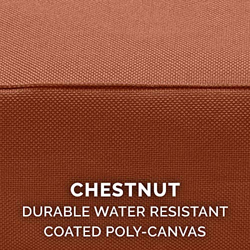Furhaven Replacement Dog Bed Cover Water-Resistant Indoor/Outdoor Logo Print Oxford Polycanvas Mattress, Washable - Chestnut, Large - color: Chestnut, size: Large