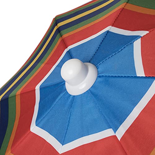 ONIVA - a Picnic Time brand 5 Ft. Portable Beach Umbrella, Lightweight Sun Shade Umbrella with Adjustable Tilt and UV Sun Protection