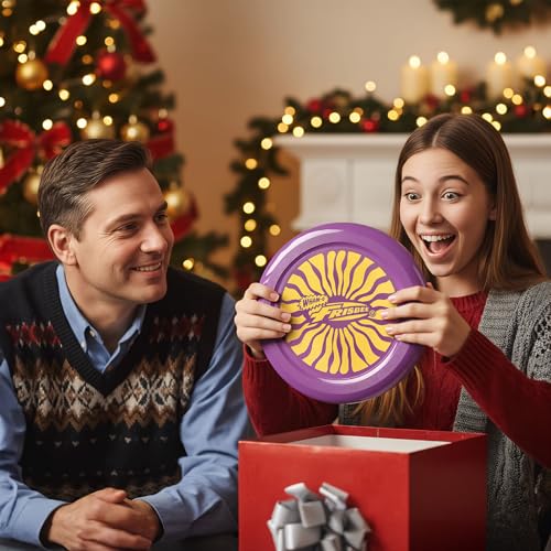 Frisbee Cool Flyer Flying Disc, 9.95 Inch Lightweight Toy Outdoor Beach Park Backyard Game - 130g