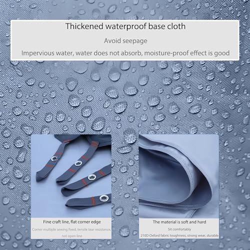 Tent Footprints Outdoor Camping Tent Floor Mat Moisture Proof Ground Sheet 210D Oxford Cloth Ultralight Waterproof Wear-Resistant Multi-Purpose Shading Trap with Tent Stakes - size: 210*180cm