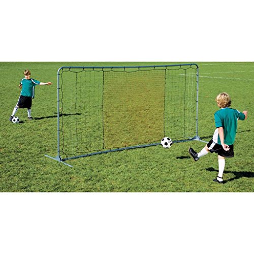 Franklin Sports Soccer Rebounder - Tournament Steel Rebounding Net - Perfect for Backyard Practice and Training - 12' x 6' & 6' x 4' - style: 12' x 6' - Silver