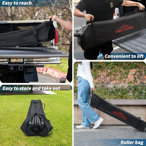 10x10 Outdoor Canopy Ten, Heavy Duty Pop Up Canopy with Removable Sidewalls and Sandbags, White - color: White, size: 10x10