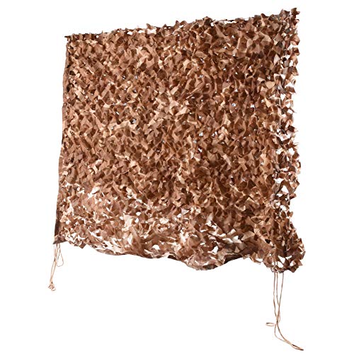 HYOUT Camo Netting Camouflage Net Bulk Roll for Hunting Blinds Ghillie Sunshade, Camping, Military Party Decoration - color: Desert Camo, size: 6.5x10ft(2M*3M)