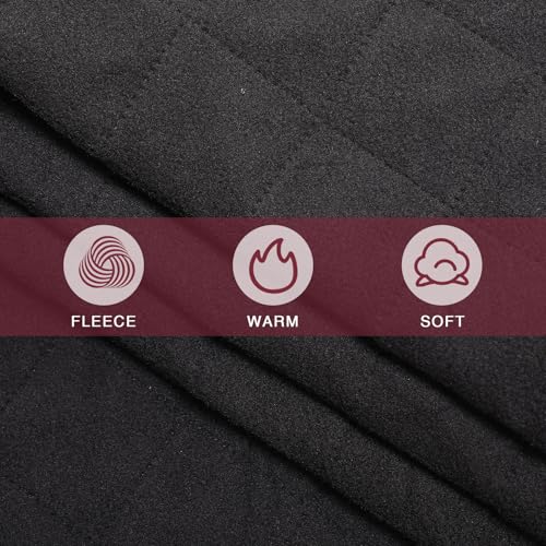 Preboun 4 Pack Large Waterproof Stadium Blankets Thick Warm Fleece Picnic Camping Blankets for Cold Weather Football Games Concerts Beach Outdoor Activities Homeless Donations(Dark Red) - color: Dark Red