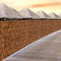 2 Pack Natural Reed Fencing 6FT X 13FT Reed Fence 6FT High Balcony Reed Fence Privacy Reed Screen for Outdoor Backyard Patio(Brown) - size: 2 Pack 6FT×13FT