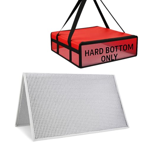 Bodaon 1PK Hard Bottom for 20"×20" Insulated Pizza Dlivery Bag, Rideshare Delivery Bag, Catering Picnic Styrofoam Cooler Warmer Food Bags Carrier Accessories, Pizza-delivery-bag Collapsible Board - color: Hard Bottom Only（Without Bag）, size: Fit 20" x 20"